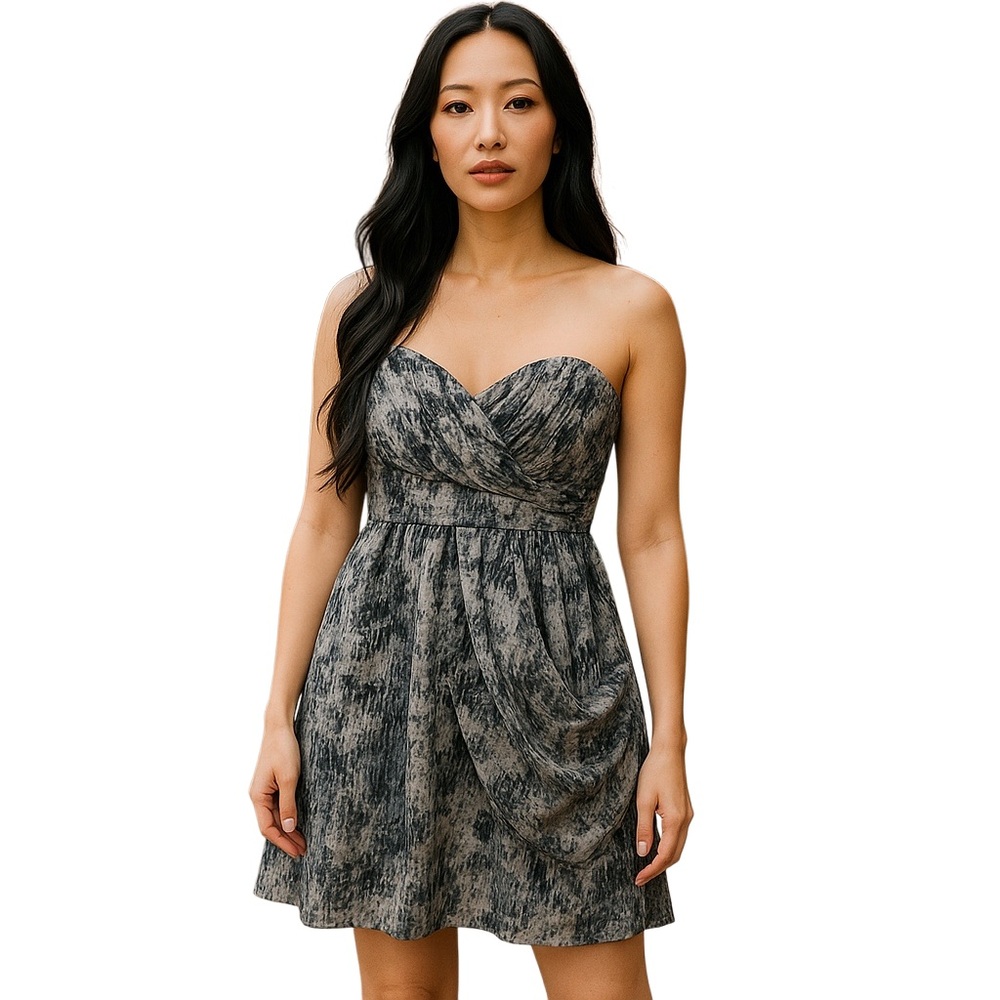 Romeo & Juliet Couture Womens Strapless Party Mini Dress Sz Medium Made In USA